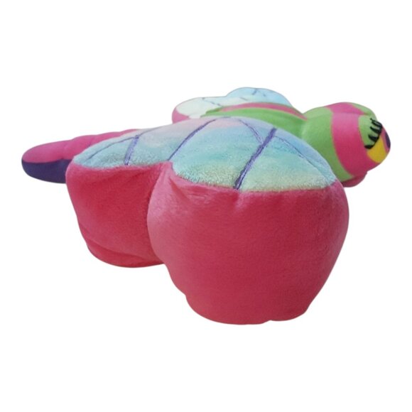 3 Inch Pink Blue Green Dragonfly Plush Doll Stuffed Insect Toy Collectible - Picture 3 of 8